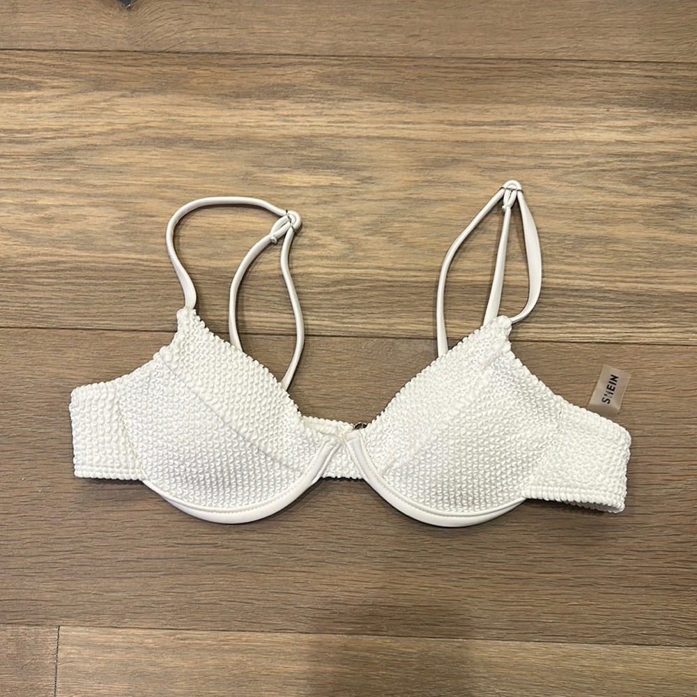 White bikini top